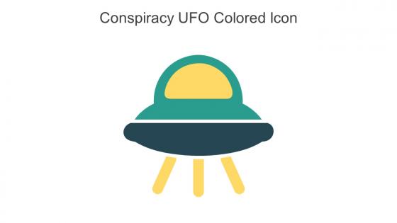 Conspiracy UFO Colored Icon In Powerpoint Pptx Png And Editable Eps Format