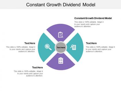 Constant growth dividend model ppt powerpoint presentation portfolio graphics cpb