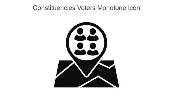 Constituencies Voters Monotone Icon In Powerpoint Pptx Png And Editable Eps Format