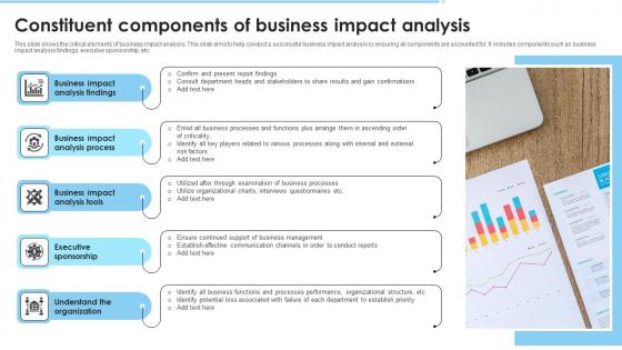 Constituent Components Of Business Impact Analysis