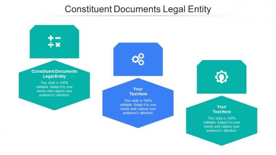 Constituent Documents Legal Entity Ppt Powerpoint Presentation File Maker Cpb