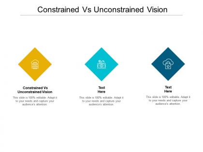 Constrained vs unconstrained vision ppt powerpoint presentation layouts rules cpb
