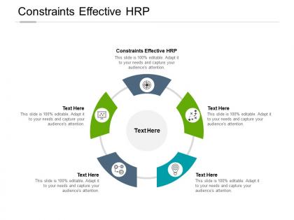 Constraints effective hrp ppt powerpoint presentation show example cpb