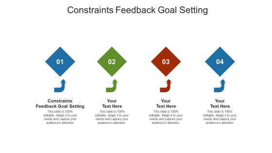 Constraints feedback goal setting ppt powerpoint presentation inspiration outfit cpb