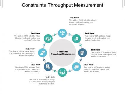 Constraints throughput measurement ppt powerpoint presentation portfolio sample cpb