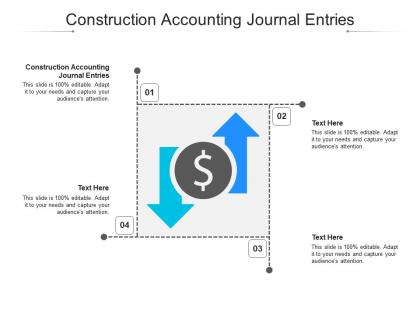 Construction accounting journal entries ppt powerpoint presentation slides microsoft cpb