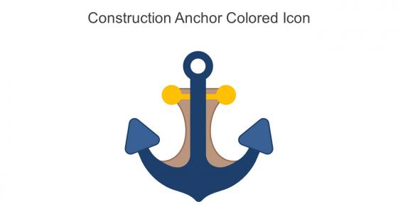Construction Anchor Colored Icon In Powerpoint Pptx Png And Editable Eps Format