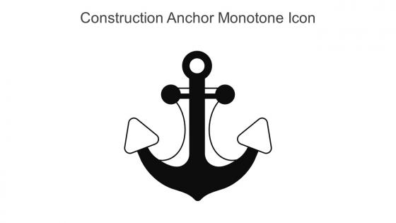 Construction Anchor Monotone Icon In Powerpoint Pptx Png And Editable Eps Format