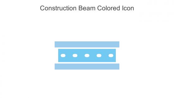 Construction Beam Colored Icon In Powerpoint Pptx Png And Editable Eps Format