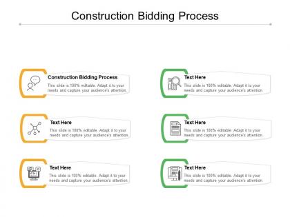 Construction bidding process ppt powerpoint presentation layouts skills cpb