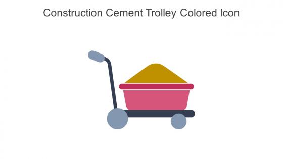 Construction Cement Trolley Colored Icon In Powerpoint Pptx Png And Editable Eps Format