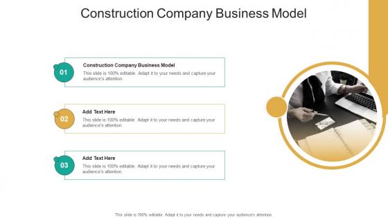 Construction Company Business Model In Powerpoint And Google Slides Cpb