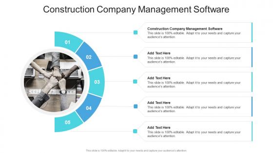 Construction Company Management Software In Powerpoint And Google Slides Cpb