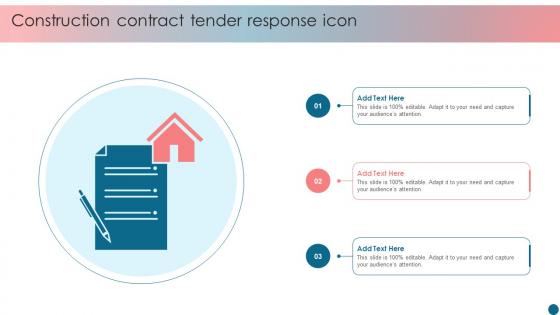 Construction Contract Tender Response Icon