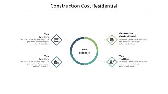 Construction cost residential ppt powerpoint presentation infographics show cpb
