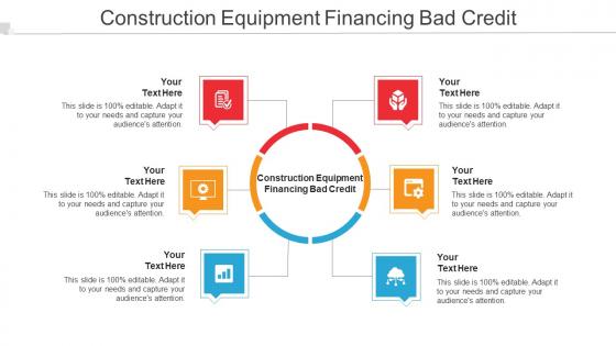 Construction Equipment Financing Bad Credit Ppt Powerpoint Presentation Pictures Cpb