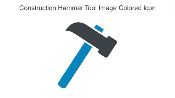 Construction Hammer Tool Image Colored Icon In Powerpoint Pptx Png And Editable Eps Format