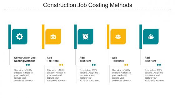 Construction Job Costing Methods Ppt Powerpoint Presentation Icon Portrait Cpb