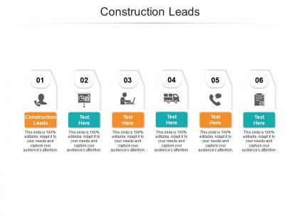 Construction leads ppt powerpoint presentation outline deck cpb