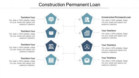 Construction permanent loan ppt powerpoint presentation show icon cpb