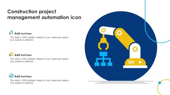 Construction Project Management Automation Icon