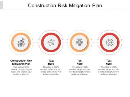 Construction risk mitigation plan ppt powerpoint presentation icon ideas cpb