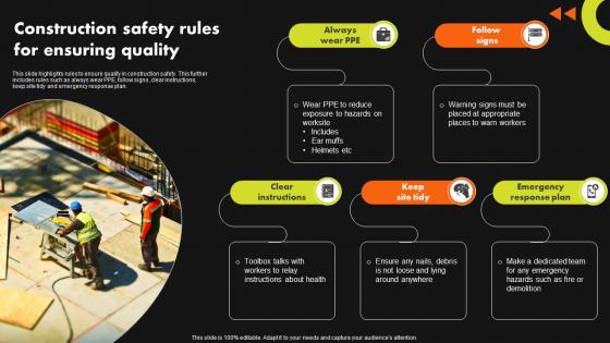 Construction Safety Rules For Ensuring Quality