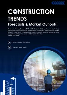 Construction Trends Forecasts And Market Outlook Pdf Word Document IR V