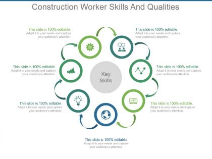 Construction worker skills and qualities powerpoint slide images