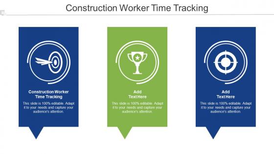 Construction Worker Time Tracking Ppt Powerpoint Presentation Infographic Cpb