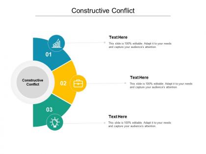 Constructive conflict ppt powerpoint presentation slides master slide cpb