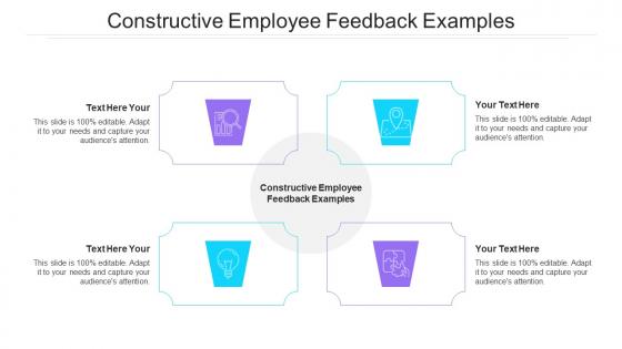Constructive Employee Feedback Examples Ppt Powerpoint Presentation Show Visual Aids Cpb