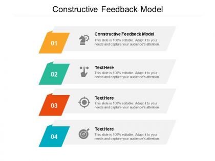 Constructive feedback model ppt powerpoint presentation portfolio outfit cpb