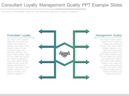 Consultant loyalty management quality ppt example slides