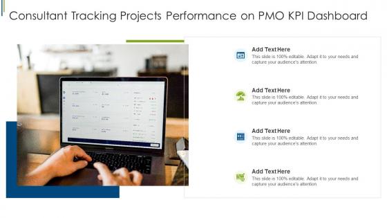 Consultant Tracking Projects Performance On PMO KPI Dashboard