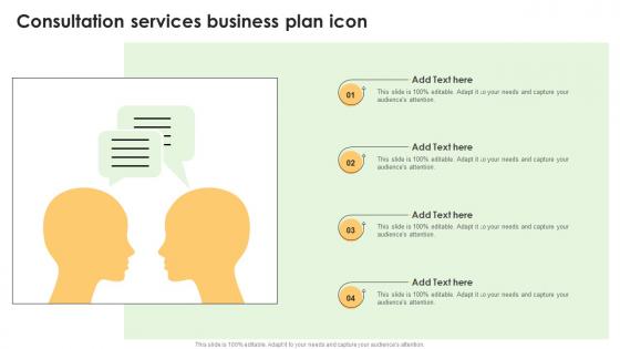 Consultation Services Business Plan Icon