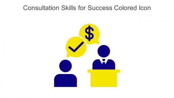 Consultation Skills For Success Colored Icon In Powerpoint Pptx Png And Editable Eps Format