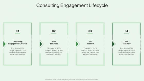 Consulting Engagement Lifecycle In Powerpoint And Google Slides Cpb