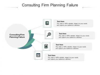 Consulting firm planning failure ppt powerpoint presentation styles influencers cpb