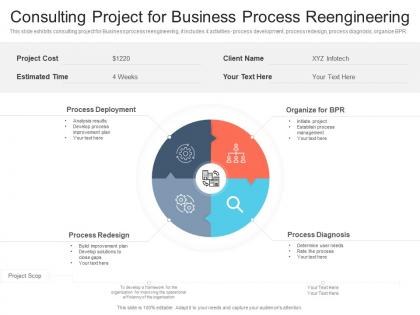 Consulting project for business process reengineering