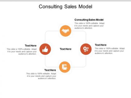 Consulting sales model ppt powerpoint presentation icon gallery cpb