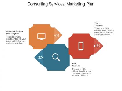 Consulting services marketing plan ppt powerpoint presentation file topics cpb