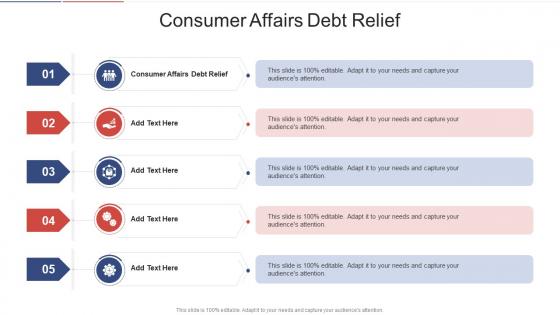 Consumer Affairs Debt Relief In Powerpoint And Google Slides Cpb