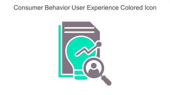 Consumer Behavior User Experience Colored Icon In Powerpoint Pptx Png And Editable Eps Format