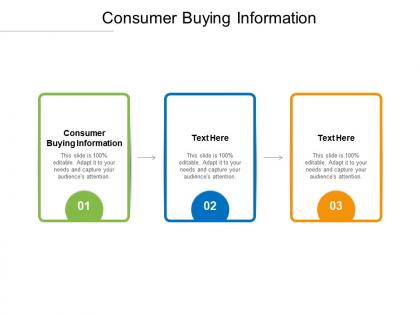 Consumer buying information ppt powerpoint presentation inspiration shapes cpb