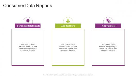 Consumer Data Reports In Powerpoint And Google Slides Cpb