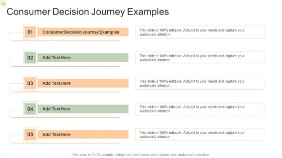 Consumer Decision Journey Examples In Powerpoint And Google Slides Cpb