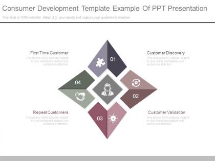 Consumer development template example of ppt presentation