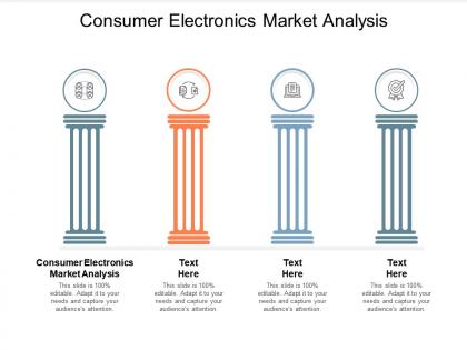 Consumer electronics market analysis ppt powerpoint presentation gallery topics cpb