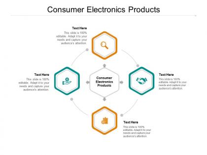 Consumer electronics products ppt powerpoint presentation diagram templates cpb